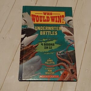 Who Would Win Underwater Battles 4 Books In One! Children Non Fiction Pallottta